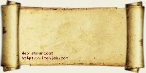 Natalija Dedijer vizit kartica